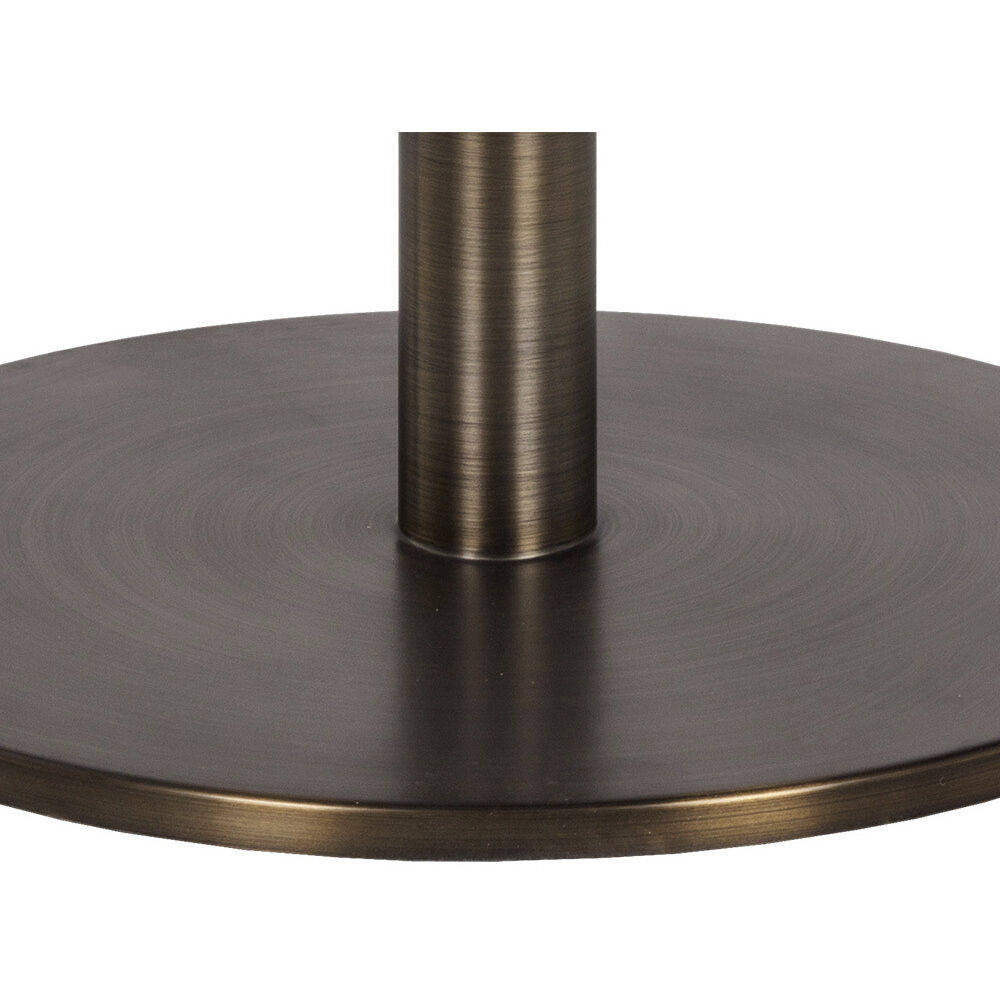 Enco White / Antique Gold Counter Table